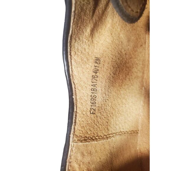 John Vavartos USA Gray Suede Oxfords Shoes Size 8M - Picture 4 of 5